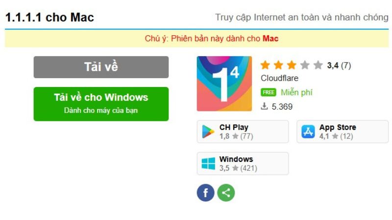 Sử dụng 1.1.1.1 để khắc phục link vào 789BET